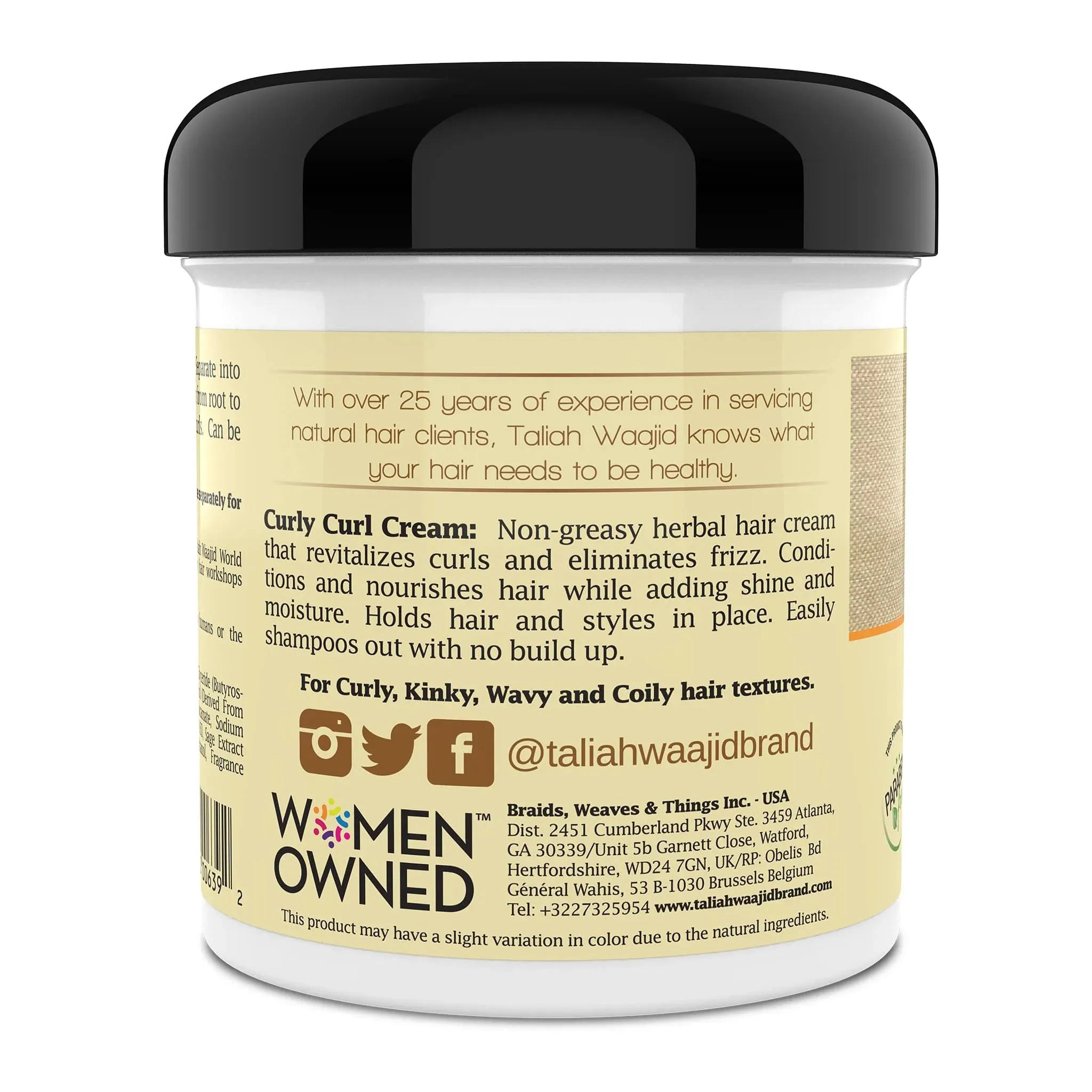 Taliah Waajid Curly Curl Cream - Choose Size