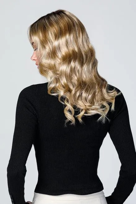 Top Coverage Wavy 18" Hair Addition by Jon Renau | Synthetic Hair Topper (Mono Top)