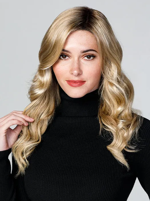 Top Coverage Wavy 18" | Lace Front Synthetic Hair Topper (Mono Top)