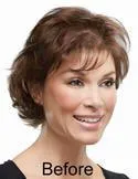 Top Crown Hair Addition Volumizer by Jon Renau | Synthetic (Monofilament Base)