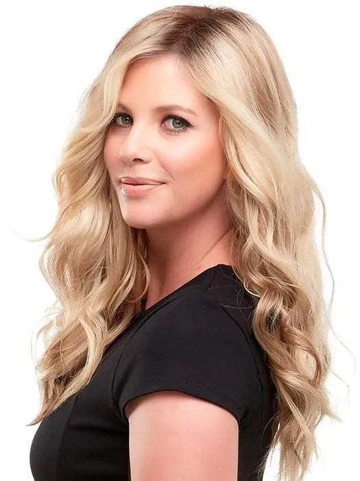 Top Wave 18" | Synthetic Hair Topper (Full Mono)