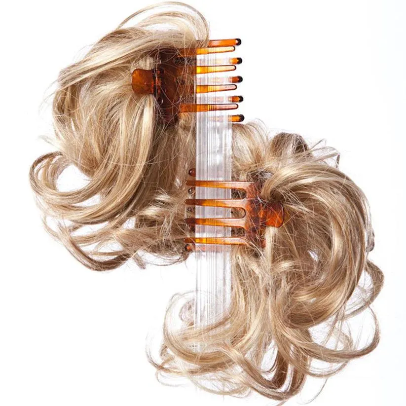 Twin Clip Soft Curl Hairpiece by Toni Brattin | Heat Friendly Synthetic