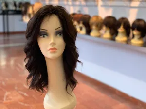 Virgin European hair 10"LYR-2 dark brown 6/2