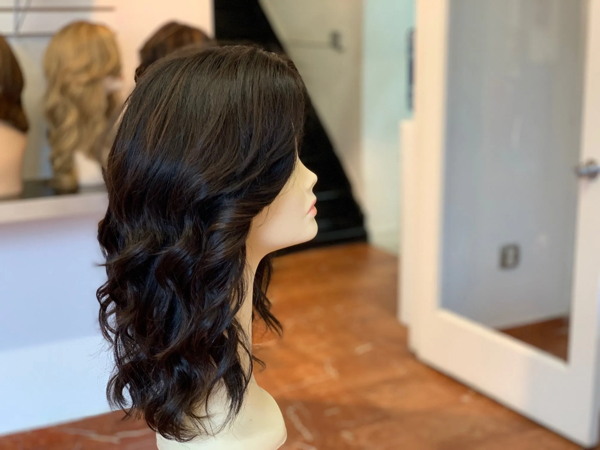 Virgin European hair 10"LYR-2 dark brown 6/2